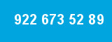 922 673 52 89 922 673 52 89